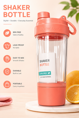 Kaiso Portable Shaker Bottle with Bottom Storage Container – 700ml