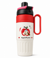 Kaiso Red Apple Stainless Steel Insulated Tumbler with Handle and Lid – 1000ml