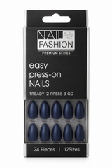 Kaiso Nail Fashion Premium Series Easy Press-On Nails – 24 Pcs Set (12 Sizes)