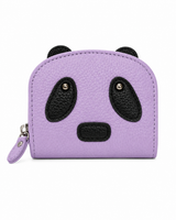Kaiso Panda-Shaped Leather Cardholder Wallet