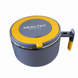 Kaiso Healthy Life" Large Capacity Noodle Mug with Handle and Secure Lid – Multi-Purpose Soup & Pasta Bowl