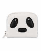Kaiso Panda-Shaped Leather Cardholder Wallet