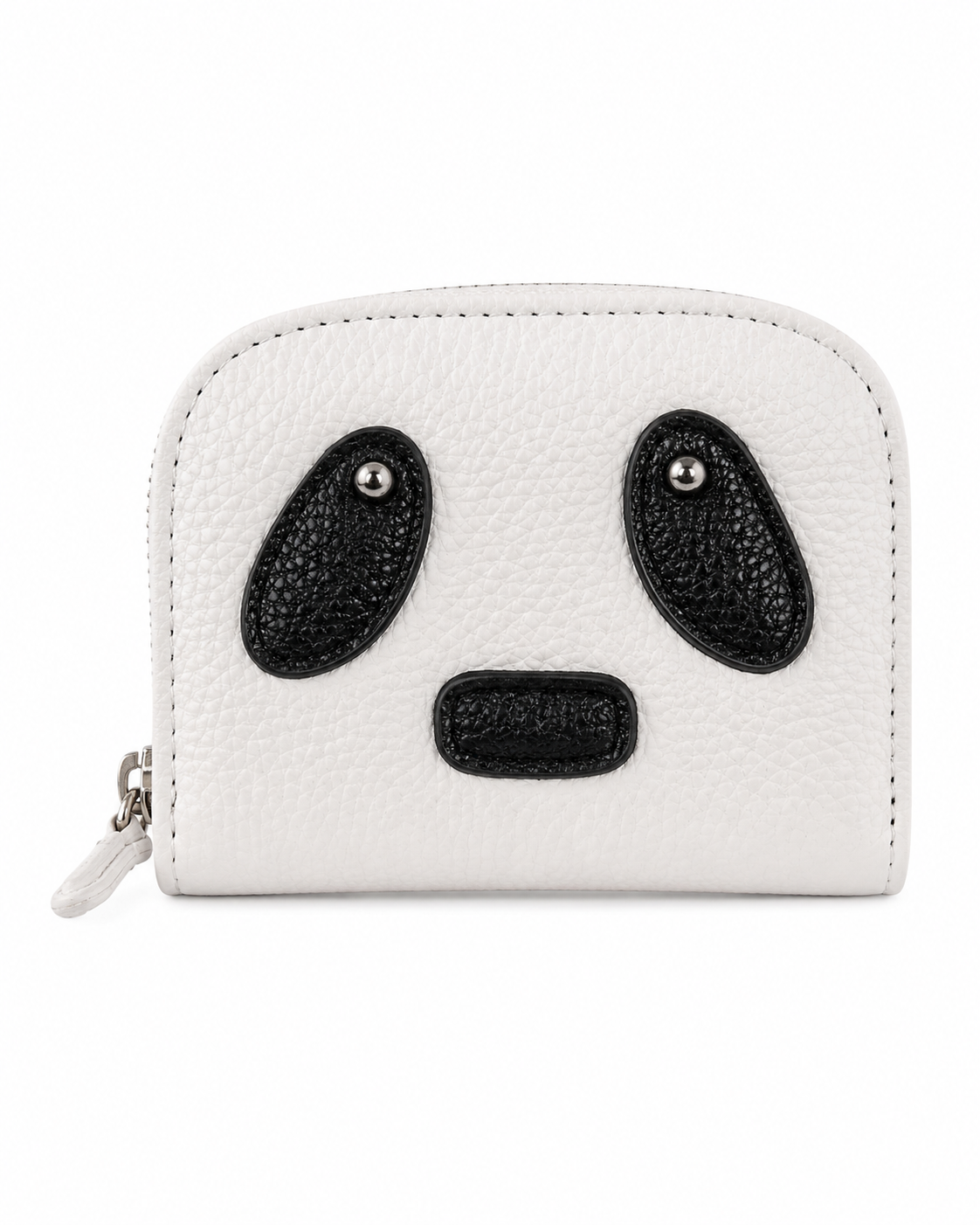 Kaiso Panda-Shaped Leather Cardholder Wallet