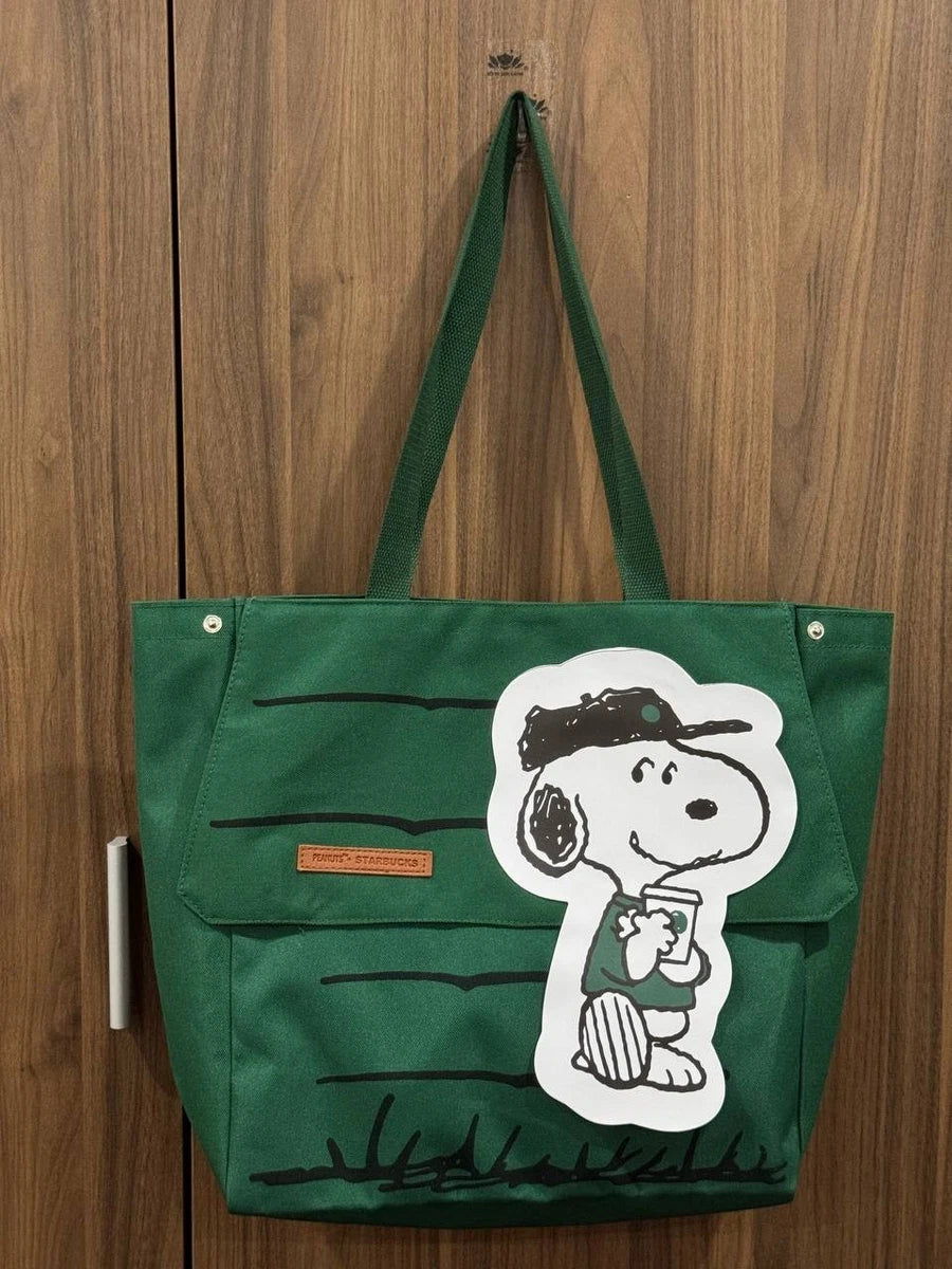 Kaiso Starbucks Snoopy Stylish Large Capacity Tote Bag