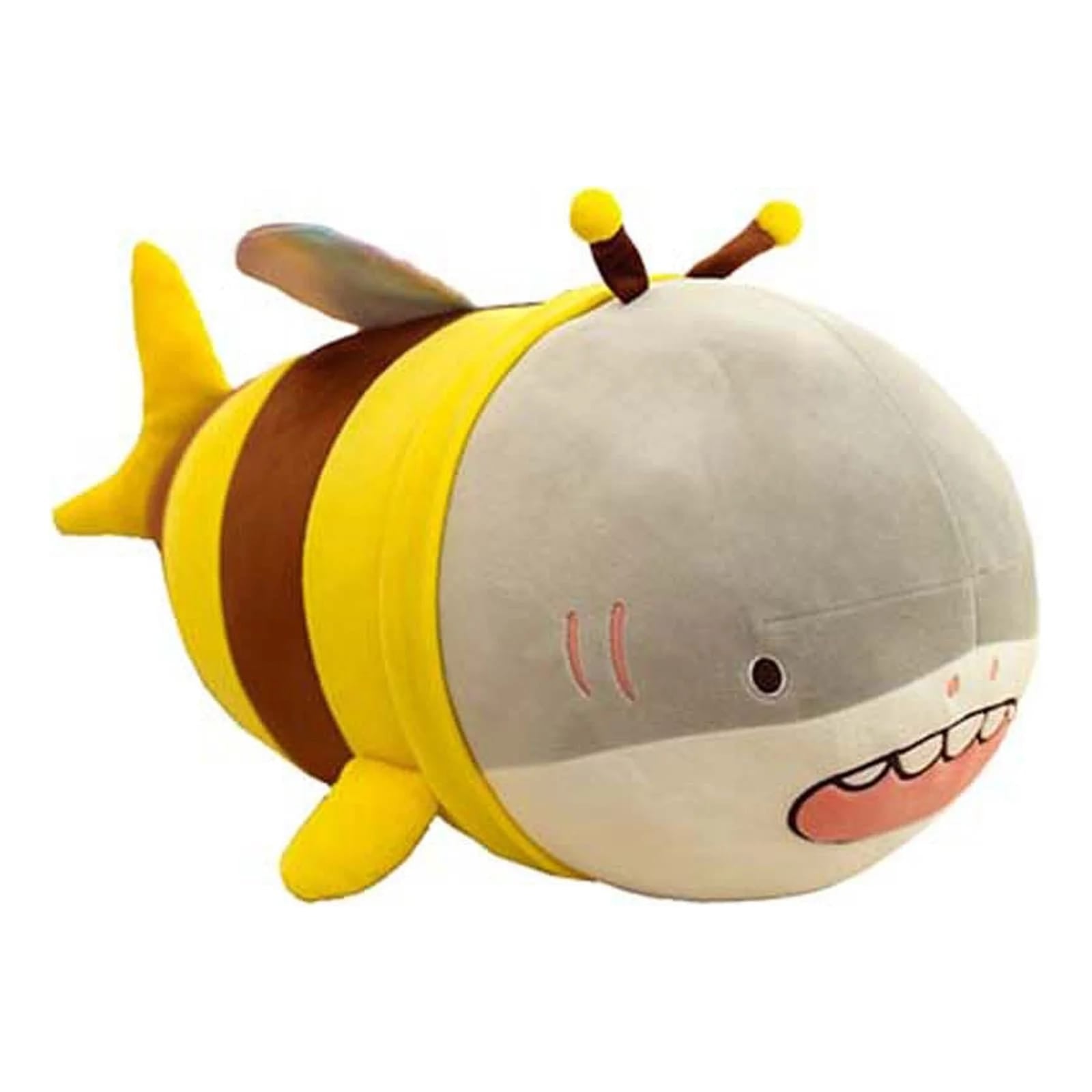 Kaiso Shark and Bee Combination Hug and Throw Pillow Soft Toy