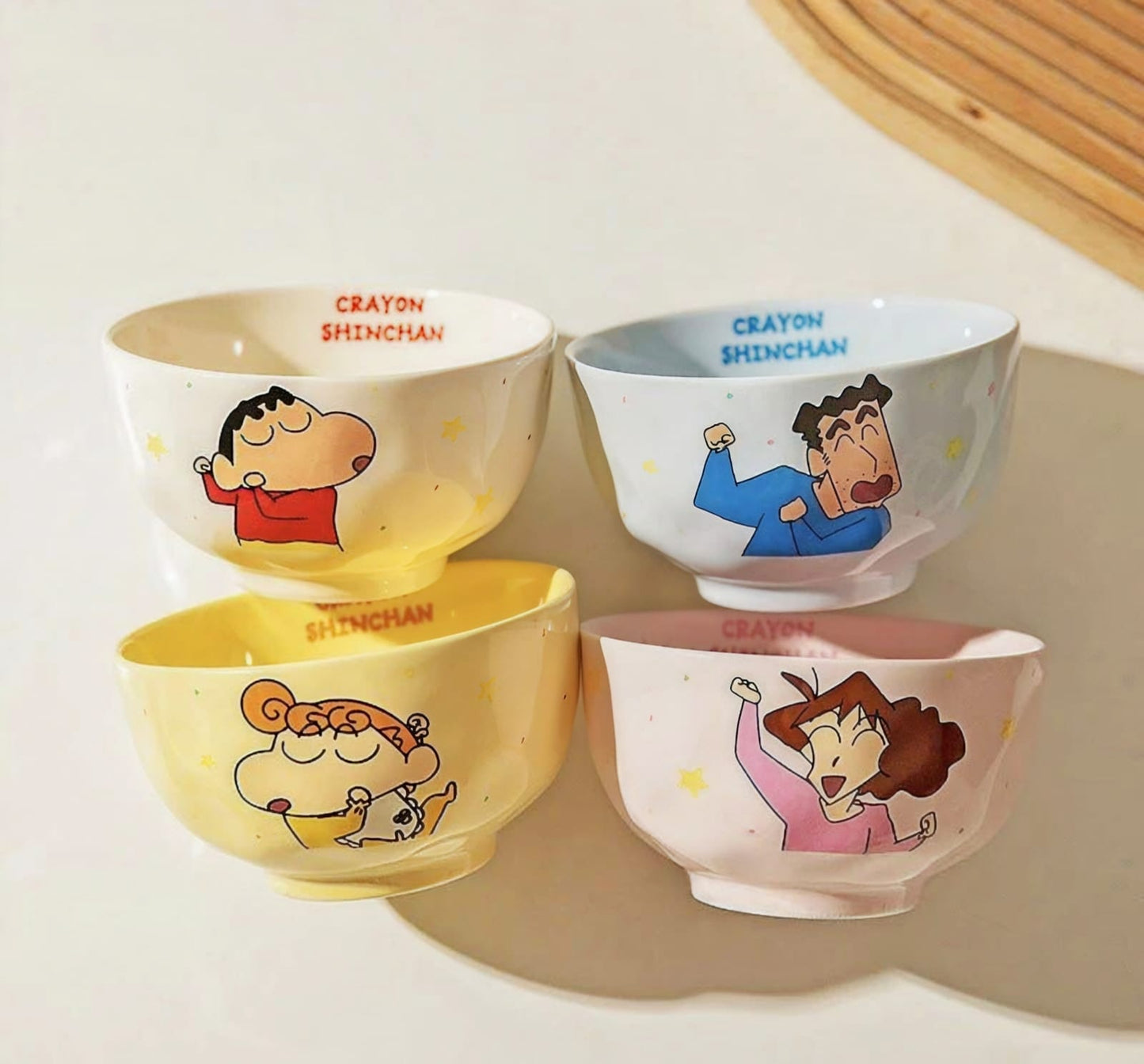 Kaiso Crayon Shinchan Family Bowl Set of 4