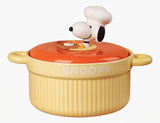 Kaiso Snoopy Chef Ceramic Bowl with Lid and Handles