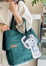 Kaiso Starbucks x Snoopy Large-Capacity Canvas Tote Bag