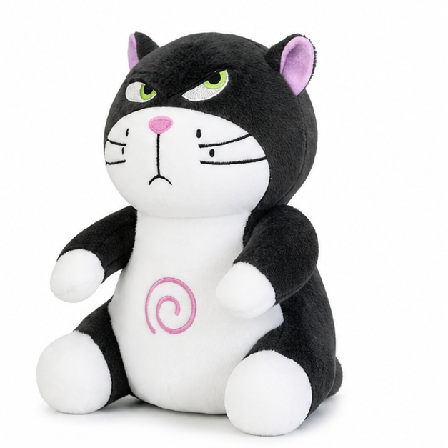 Kaiso Angry Cat Plush – 25cm