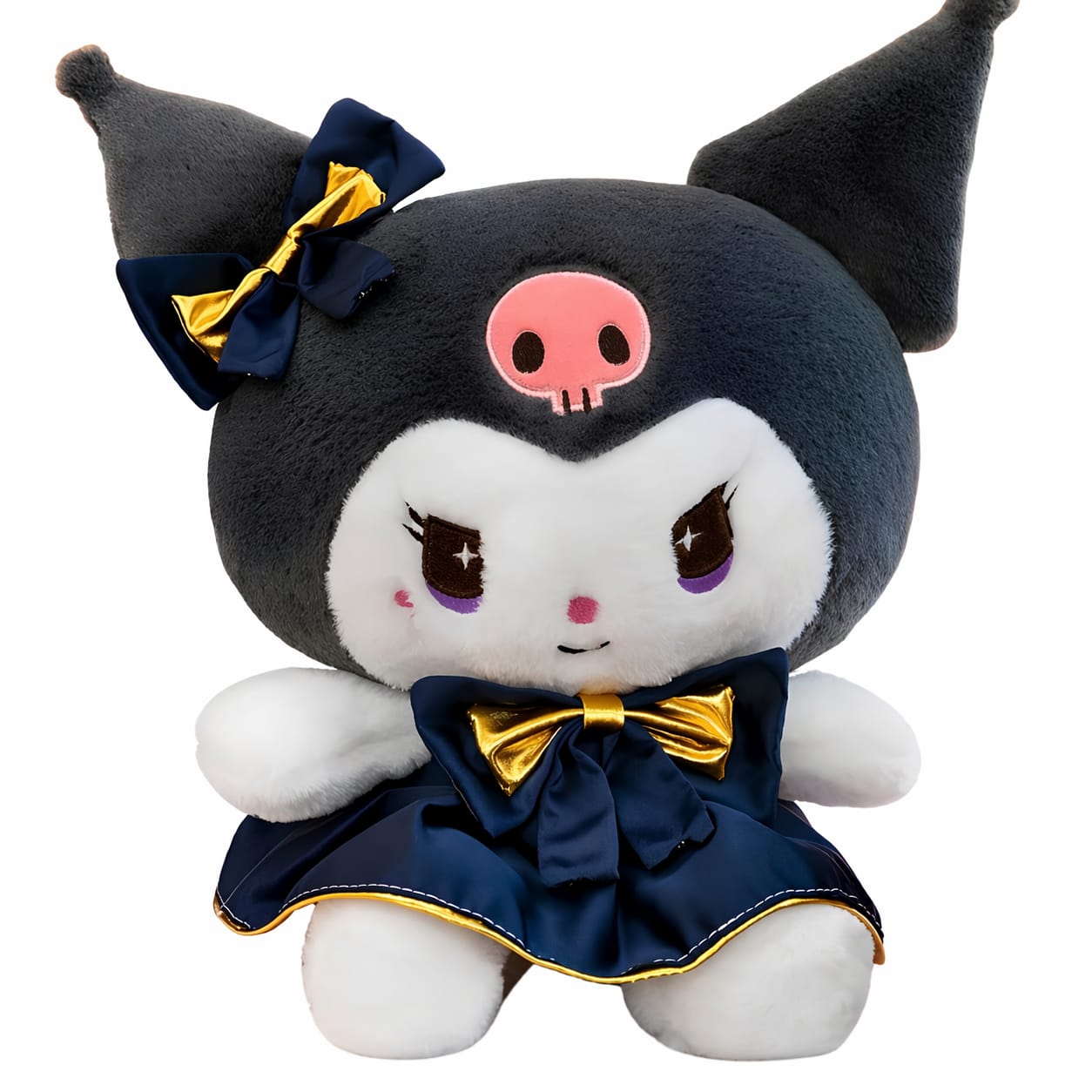 Kaiso Sanrio Kuromi Grey and Navy Blue Plush Toy