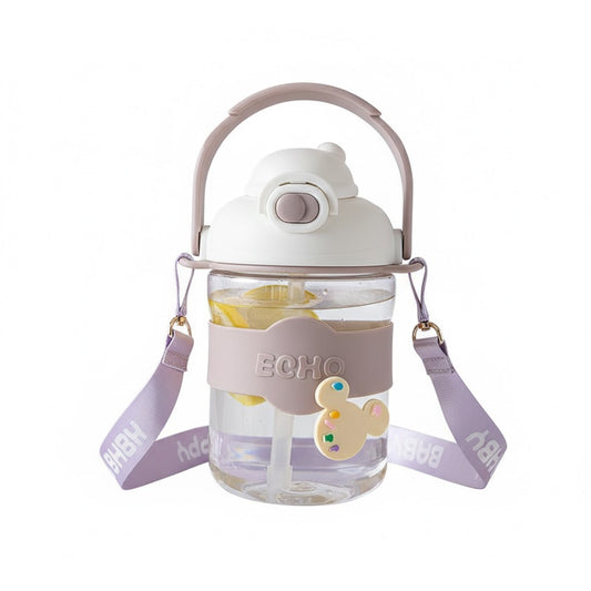 Kaiso Dual Sip Plastic Sipper - 900 ml (Beige)