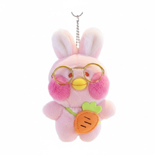 Kaiso Rabbit Plush Keychain (Baby pink)