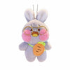 Kaiso Rabbit Plush Keychain (Grey)