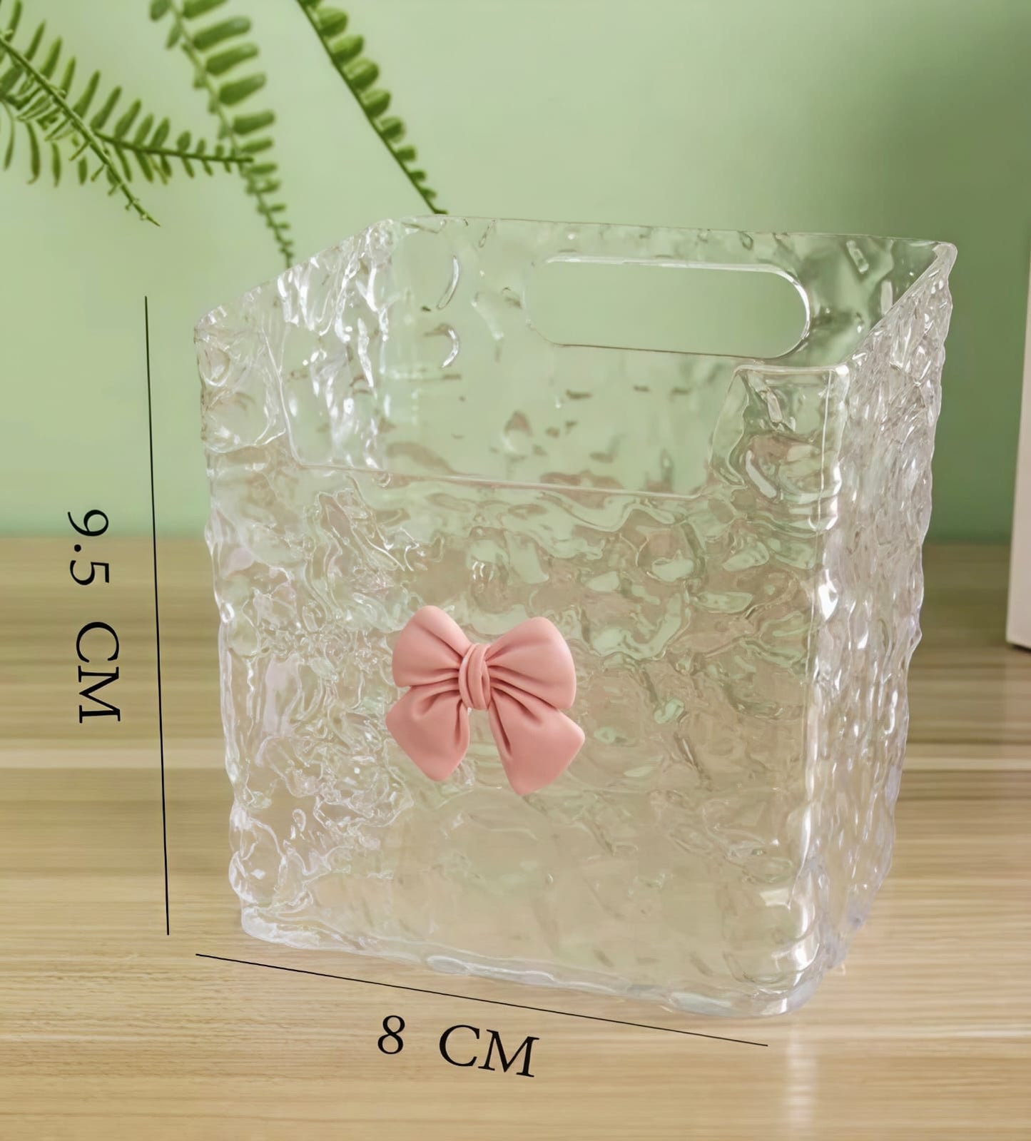 Kaiso Transparent Wall-Mounted Water Wave Storage Box